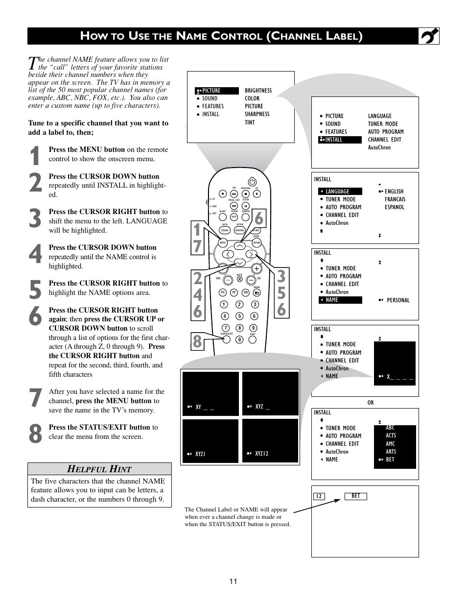 Philips 15PF9936/58 User Manual | Page 11 / 64