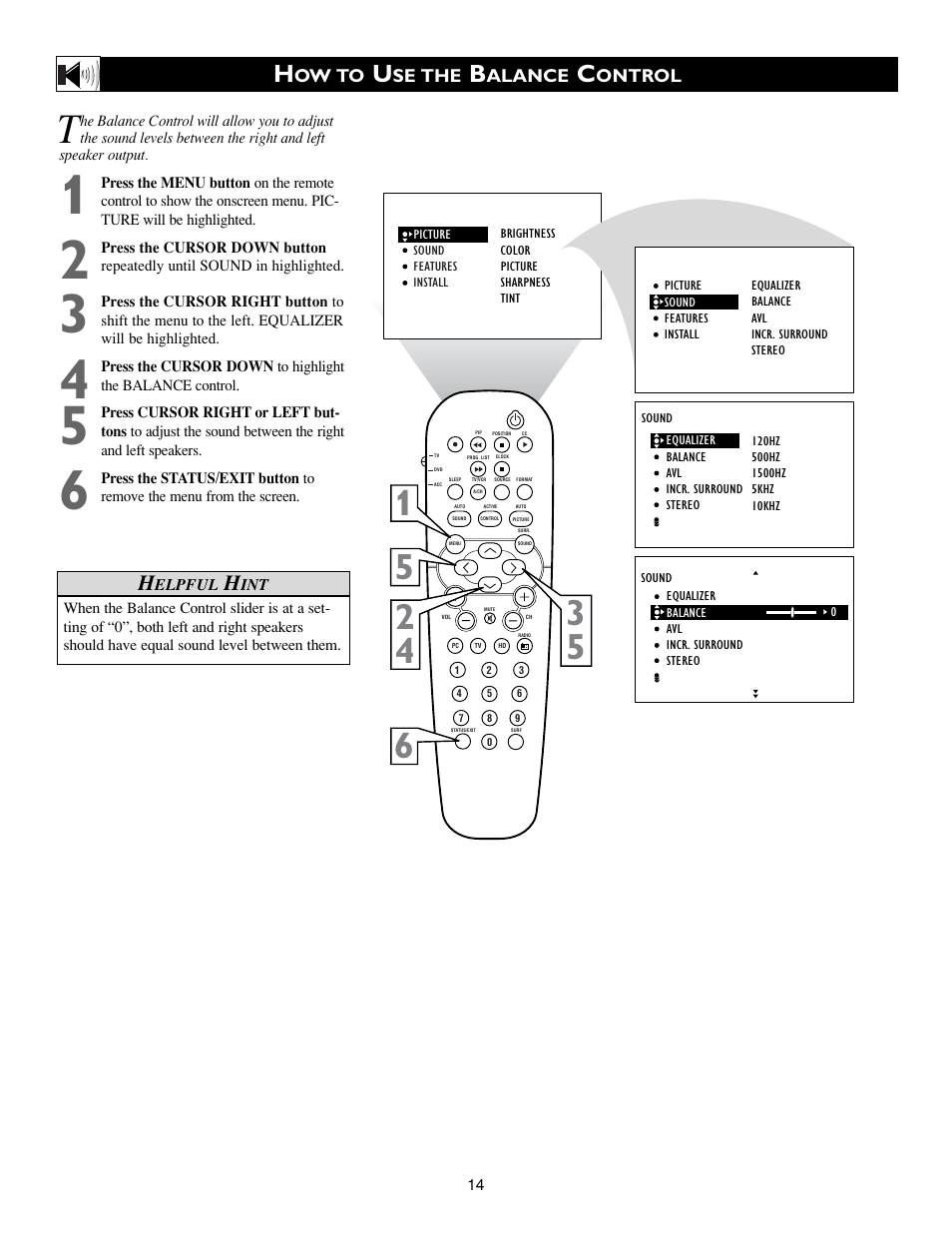 Philips 15PF9936/58 User Manual | Page 14 / 64