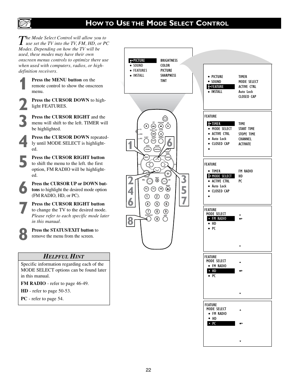 Philips 15PF9936/58 User Manual | Page 22 / 64