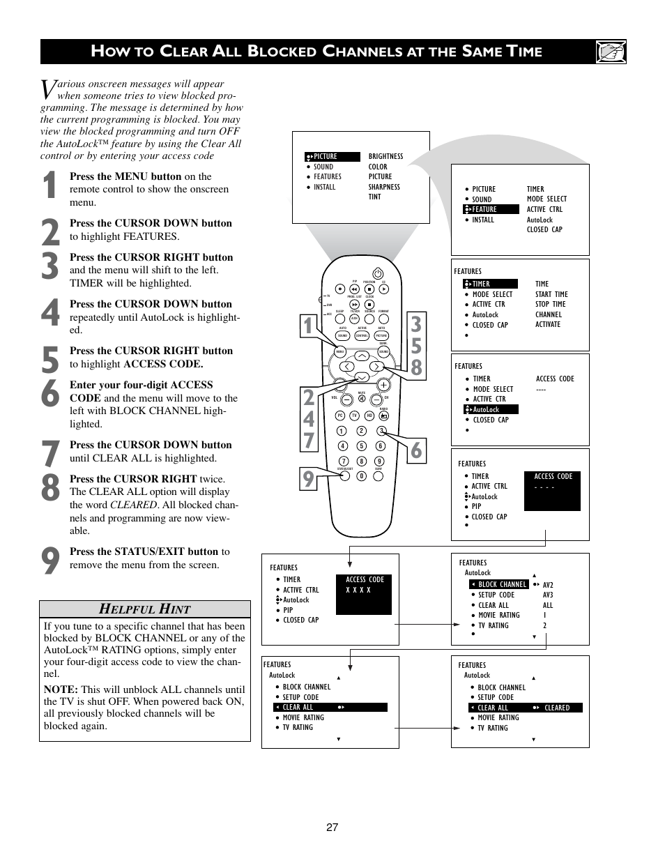 Philips 15PF9936/58 User Manual | Page 27 / 64