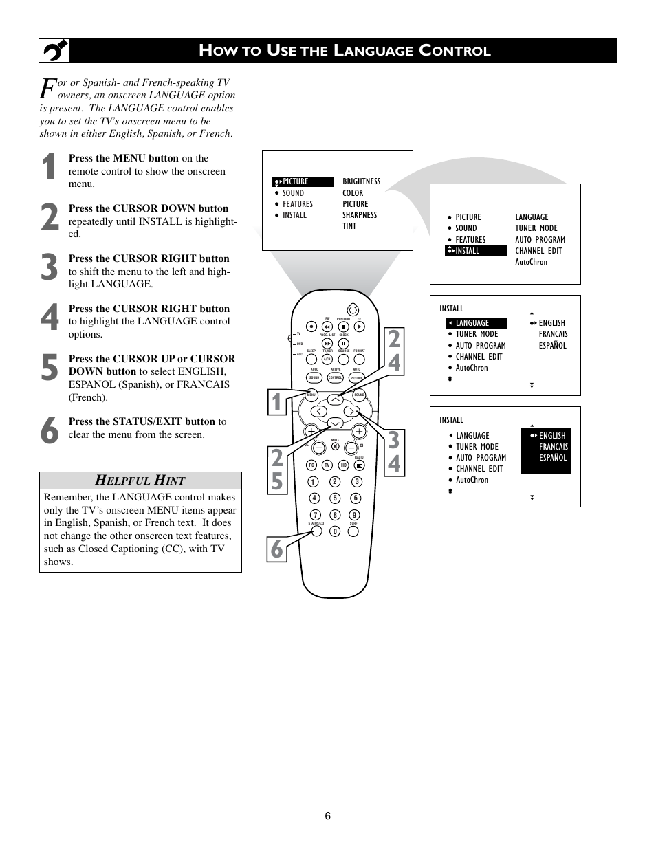 Philips 15PF9936/58 User Manual | Page 6 / 64