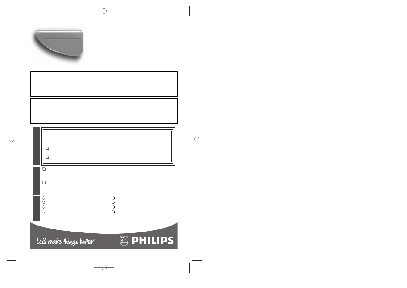 Philips VR102 User Manual | 16 pages