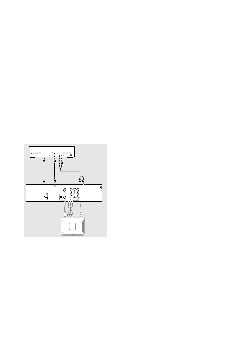 Connecting to optional equipment | Philips DVD702 User Manual | Page 4 / 4