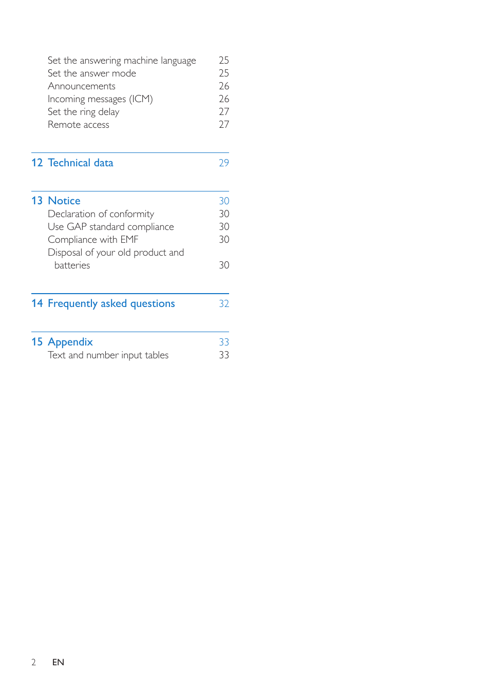 Philips CD190 User Manual | Page 4 / 36