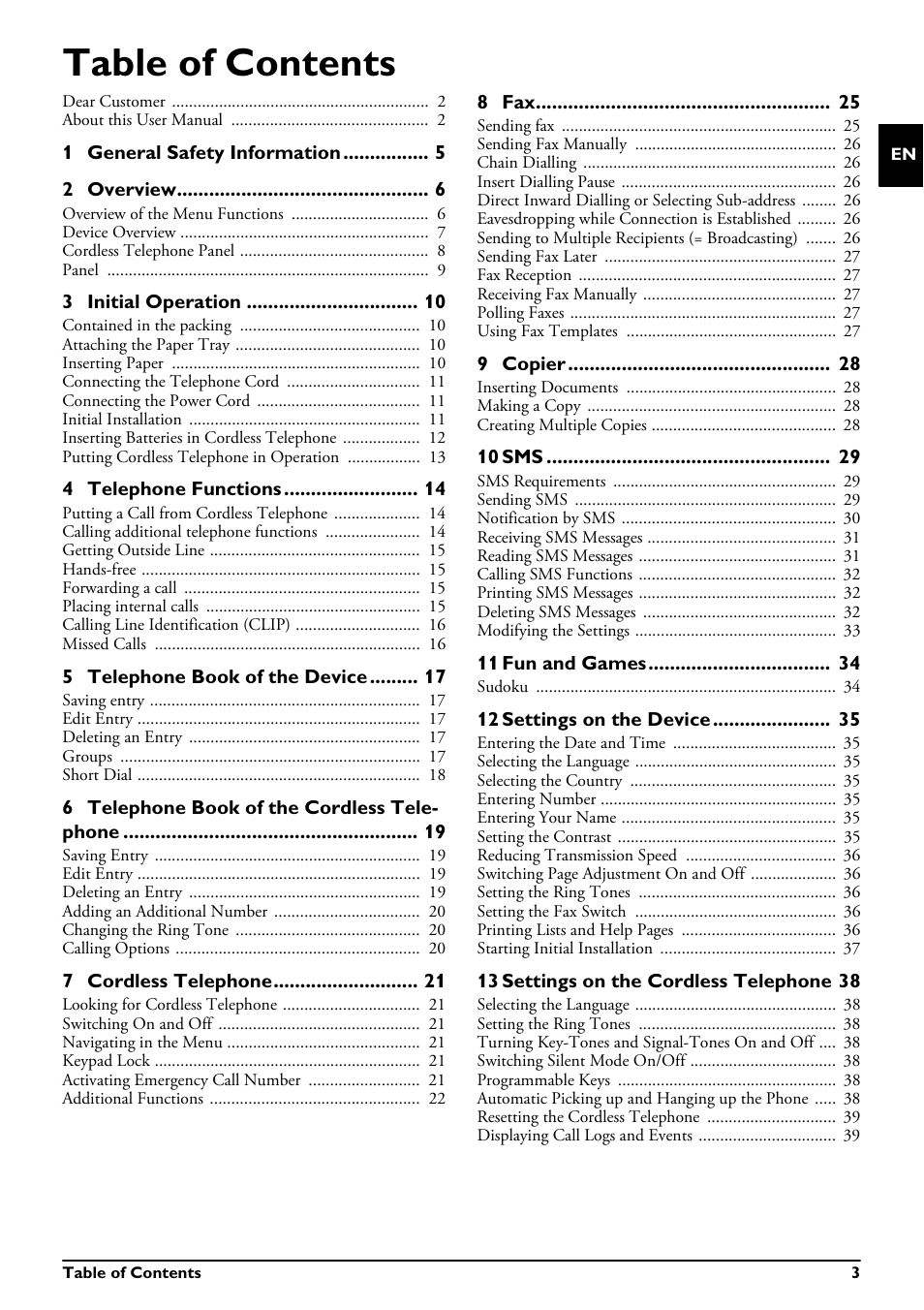Philips MAGIC 5 ECO PPF 650 User Manual | Page 3 / 56
