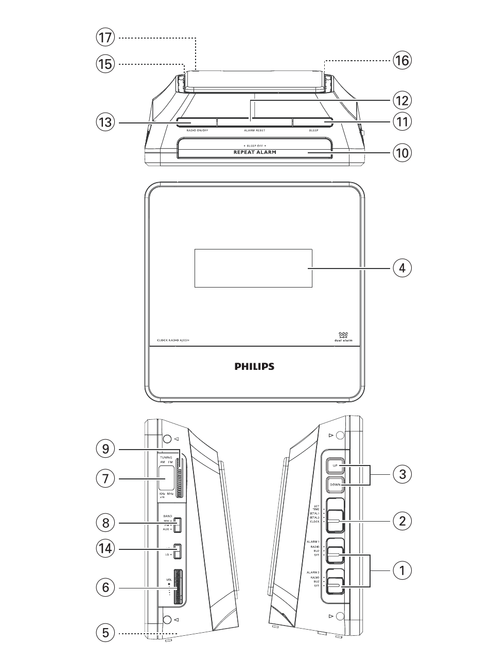 Philips AJ3231/37 User Manual | Page 2 / 15