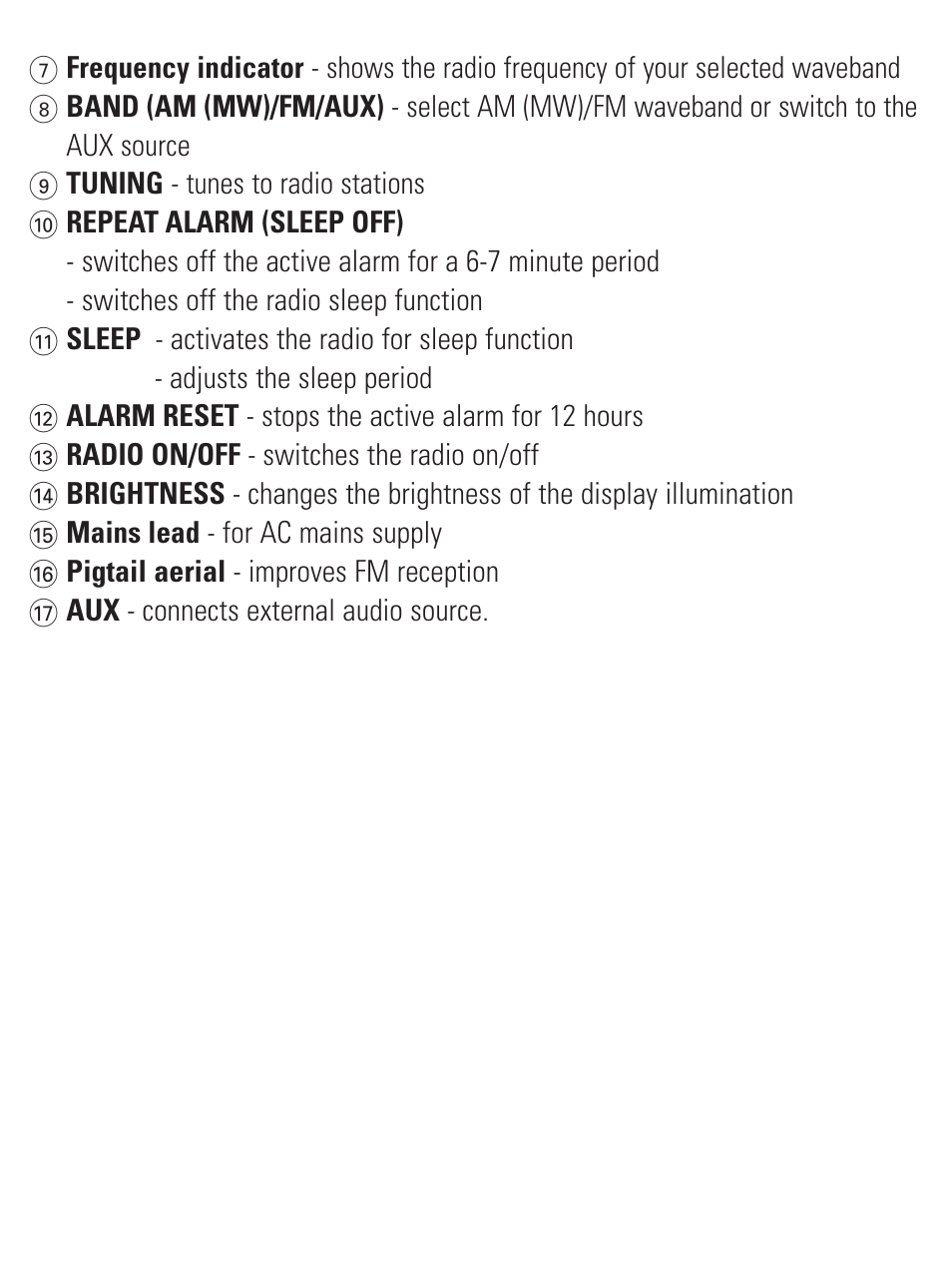 Philips AJ3231/37 User Manual | Page 7 / 15