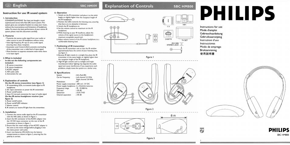 Philips SBC HM800 User Manual | 1 page