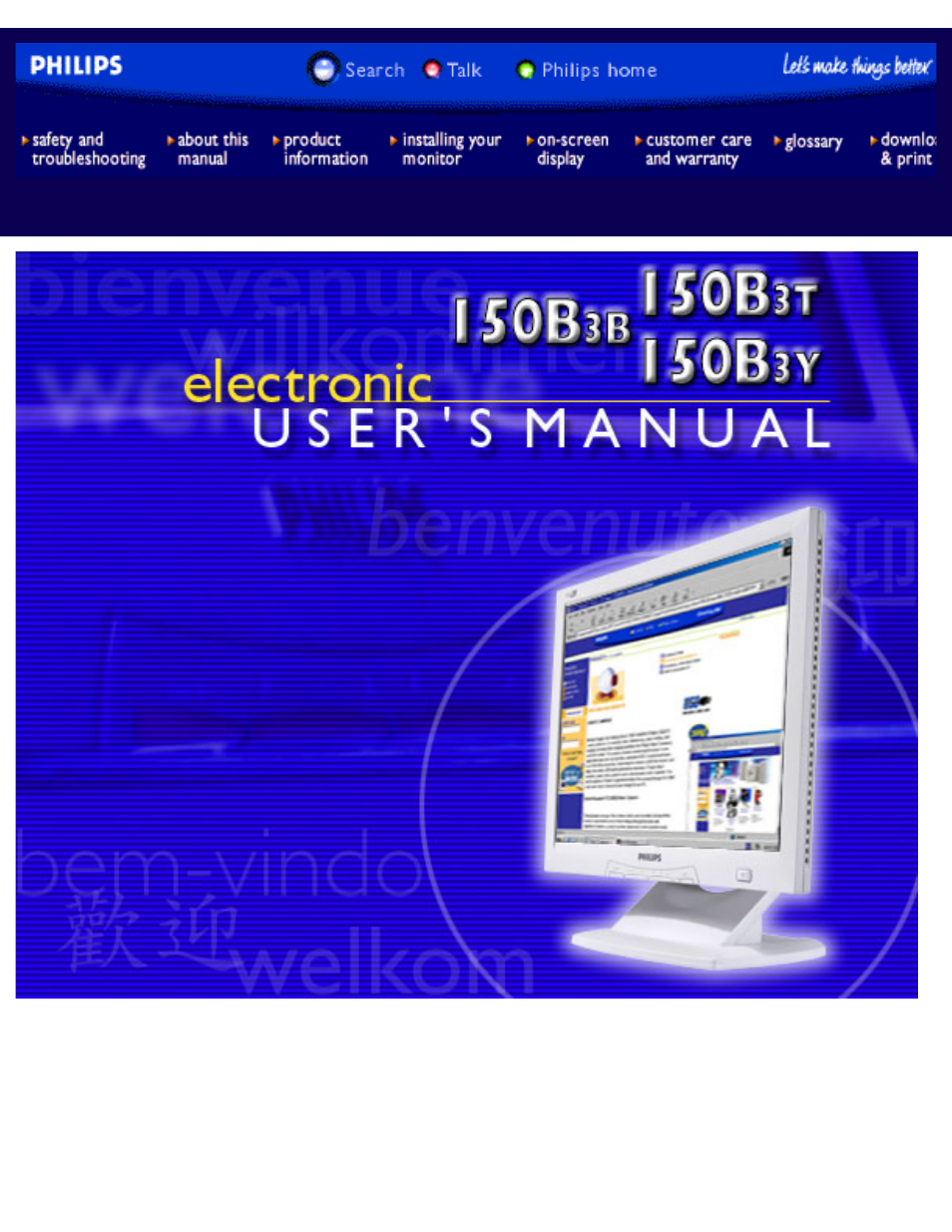 Philips 150B3Y User Manual | 81 pages