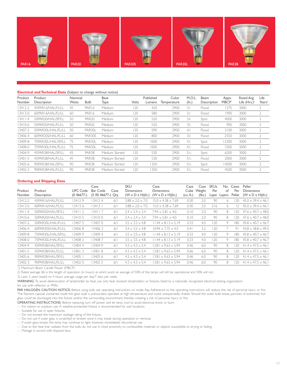 Philips Halogen Lamp User Manual | Page 11 / 12