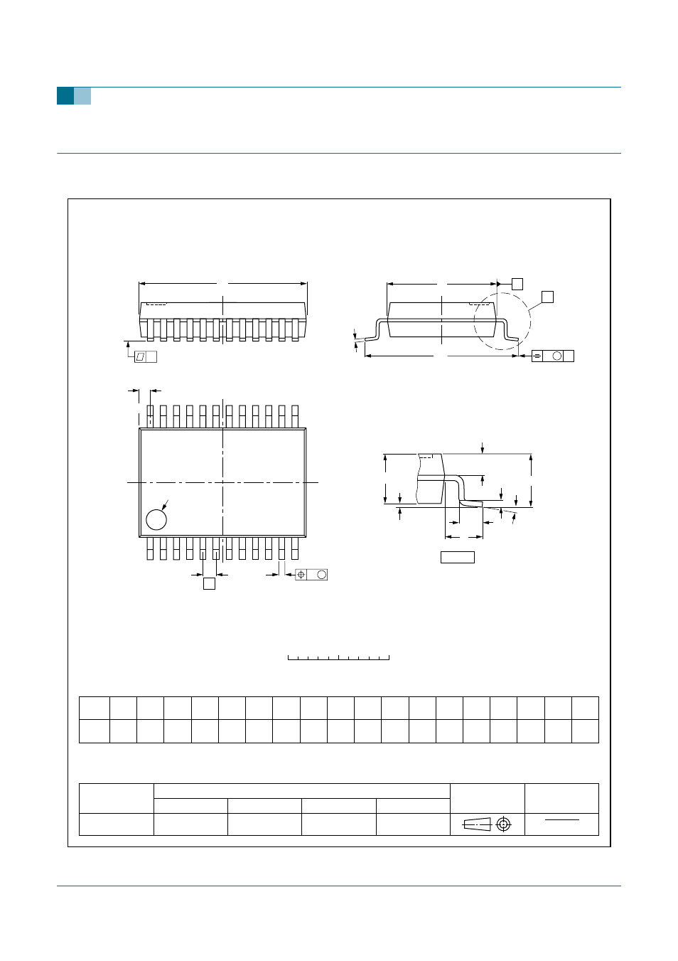 Package outline, Tea5880ts, Philips semiconductors | Fig 12. package outline | Philips TEA5880TS User Manual | Page 21 / 27