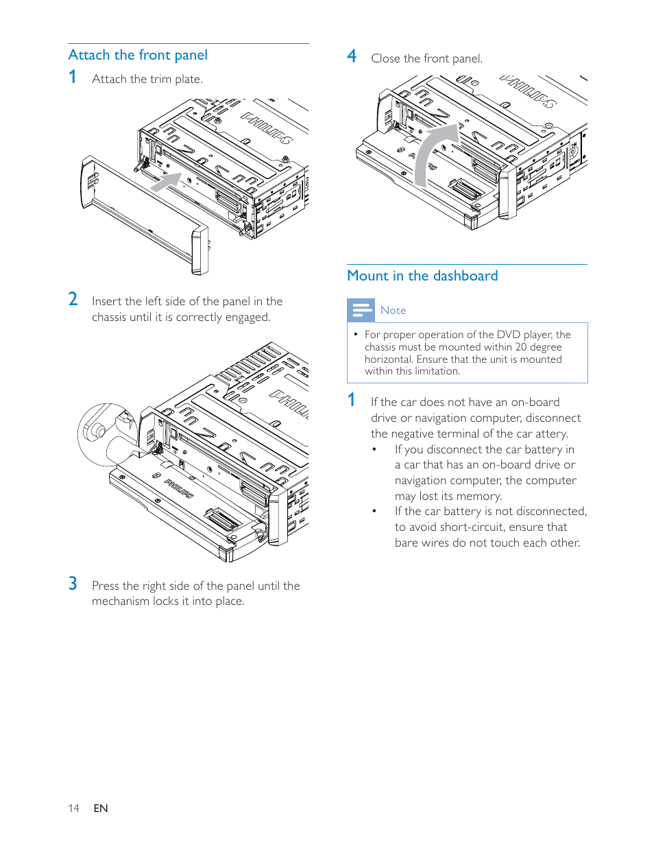 Philips CED228 User Manual | Page 13 / 33