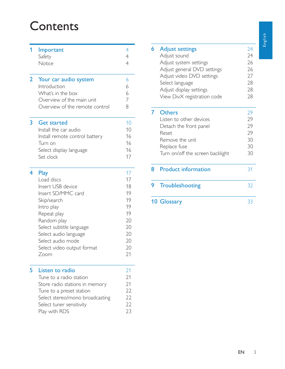 Philips CED228 User Manual | Page 2 / 33