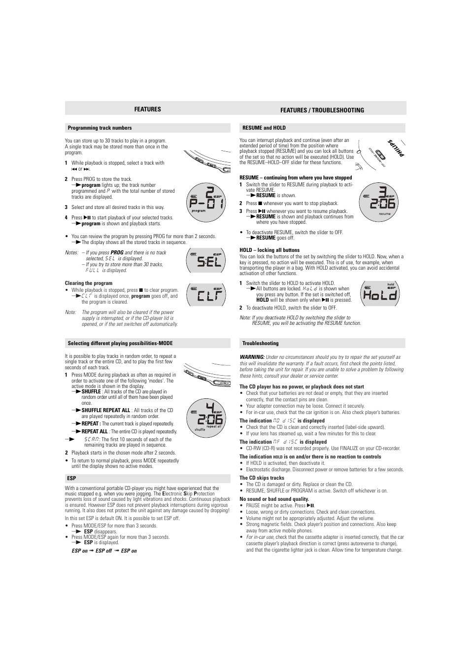 Philips AX2420 User Manual | Page 4 / 5