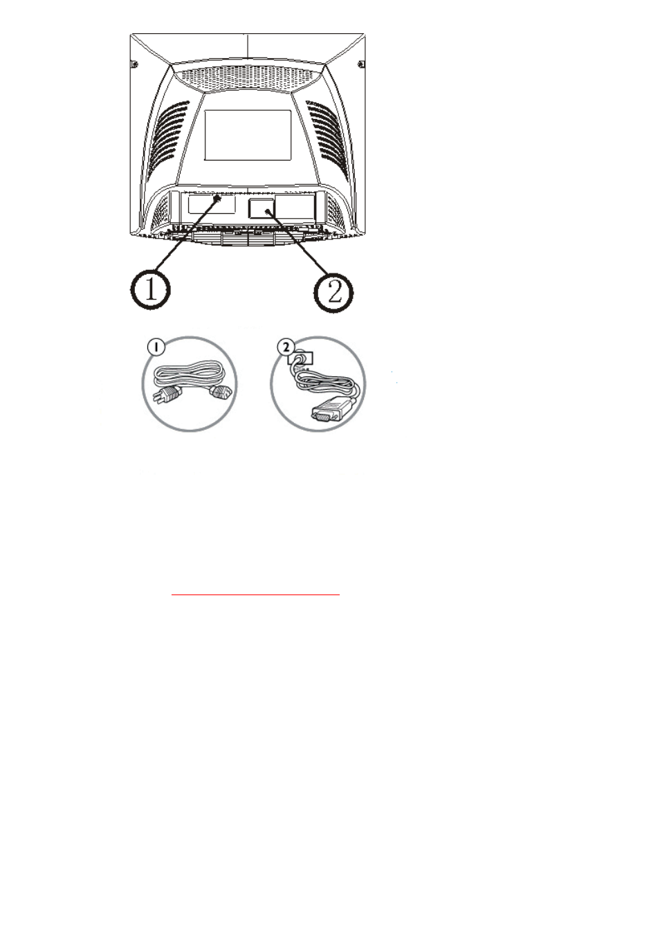 Rear view | Philips 105G7 User Manual | Page 16 / 51