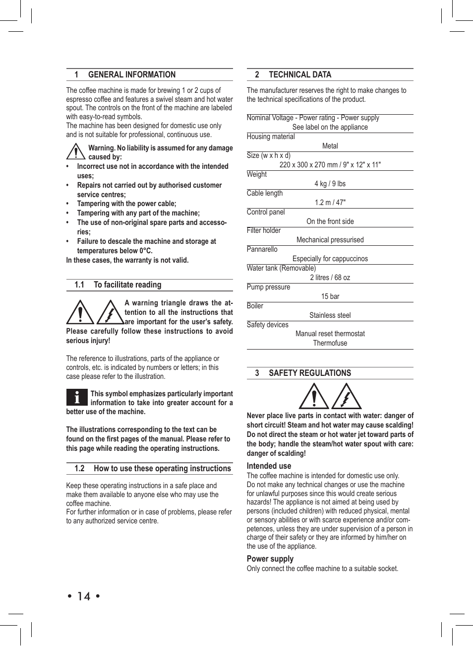 Philips SIN 006XN User Manual | Page 14 / 72