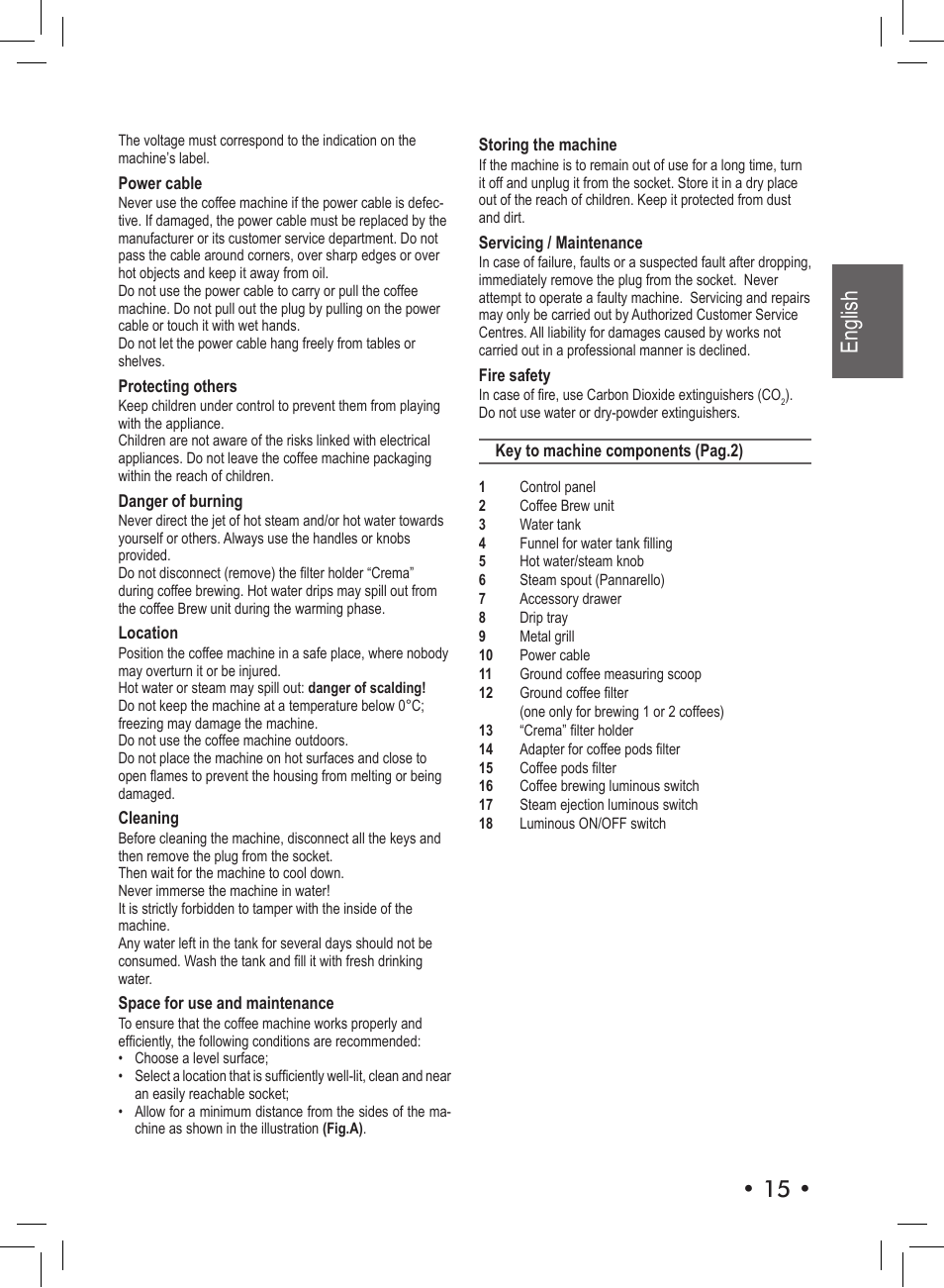 English • 15 | Philips SIN 006XN User Manual | Page 15 / 72