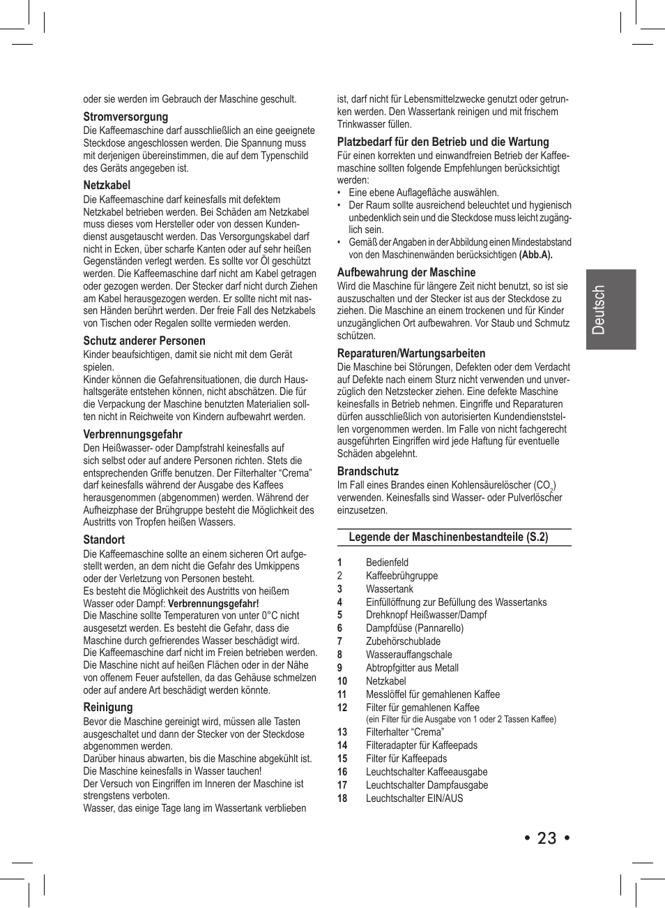 23 • deutsch | Philips SIN 006XN User Manual | Page 23 / 72