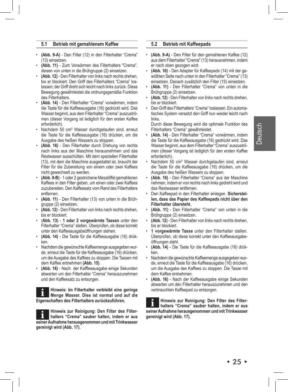 25 • deutsch | Philips SIN 006XN User Manual | Page 25 / 72