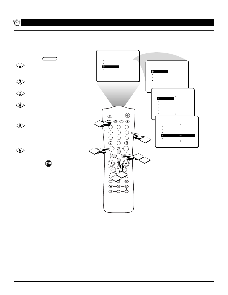 Electing the, Hannel | Philips Magnavox 55P8241 User Manual | Page 16 / 54