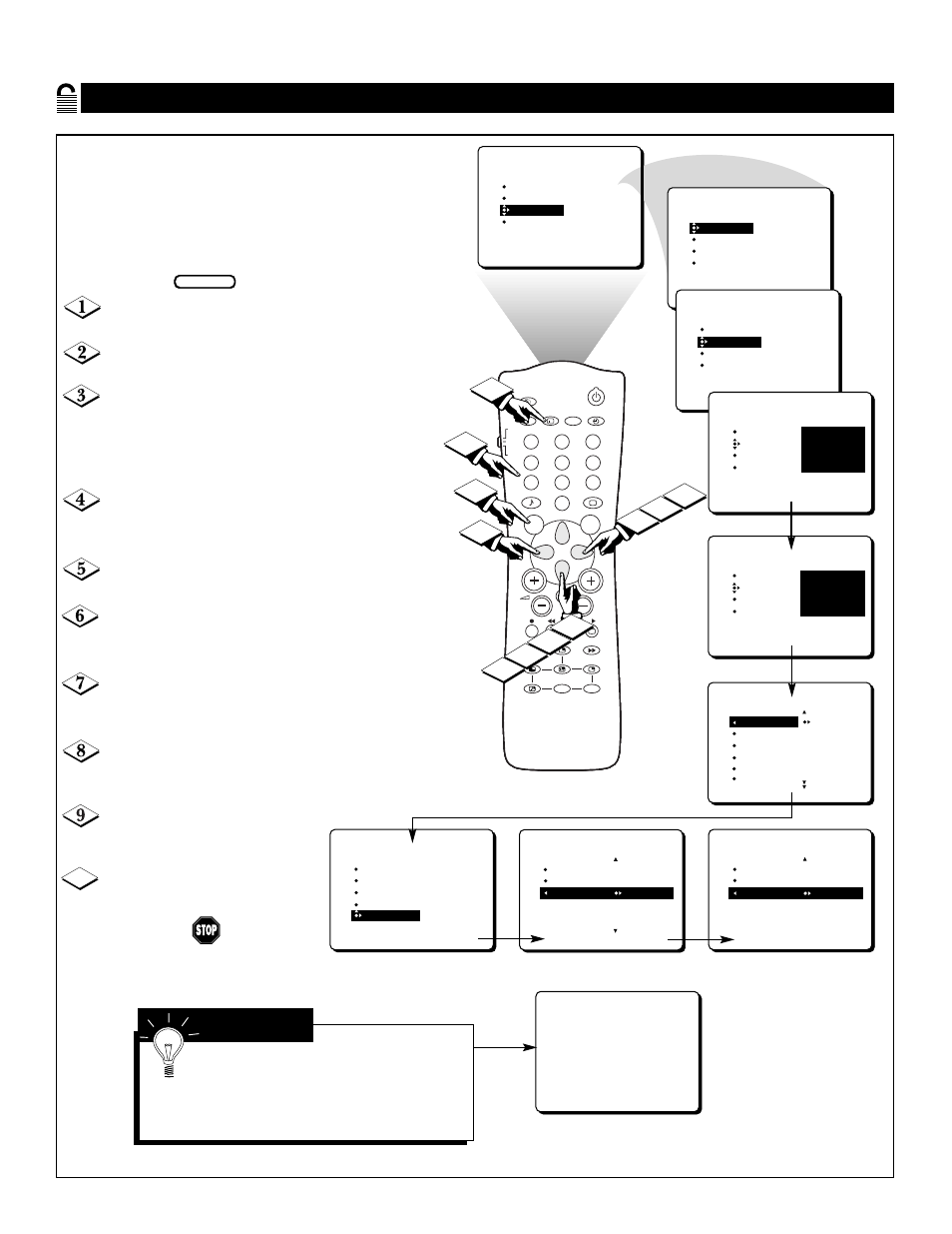 Locking, Roadcasts, Ating | Features menu • the autolock control, Mart | Philips Magnavox 55P8241 User Manual | Page 26 / 54