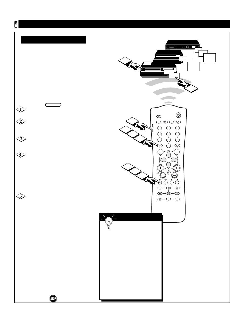 Tv r, Etting the, Emote to | Ccessory, Evices | Philips Magnavox 55P8241 User Manual | Page 44 / 54