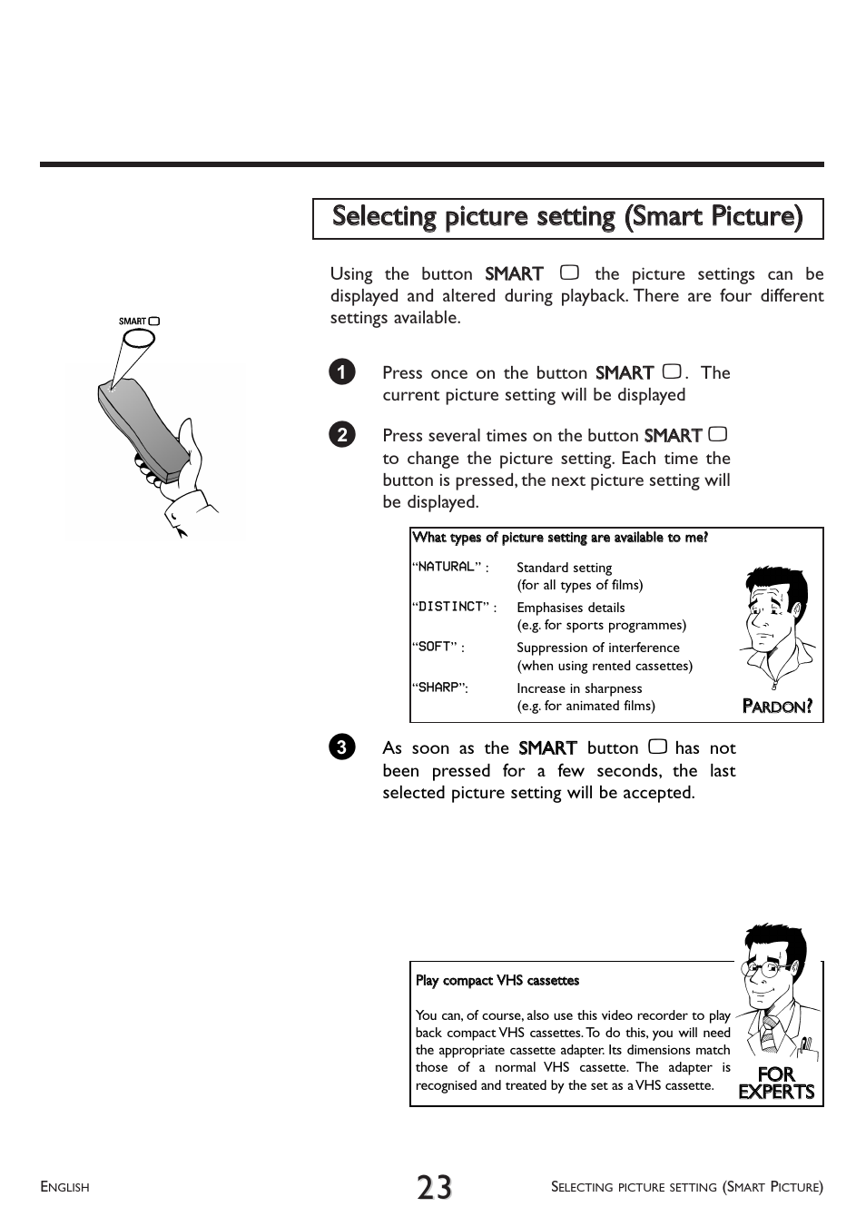 Philips VR 617/07 User Manual | Page 23 / 52