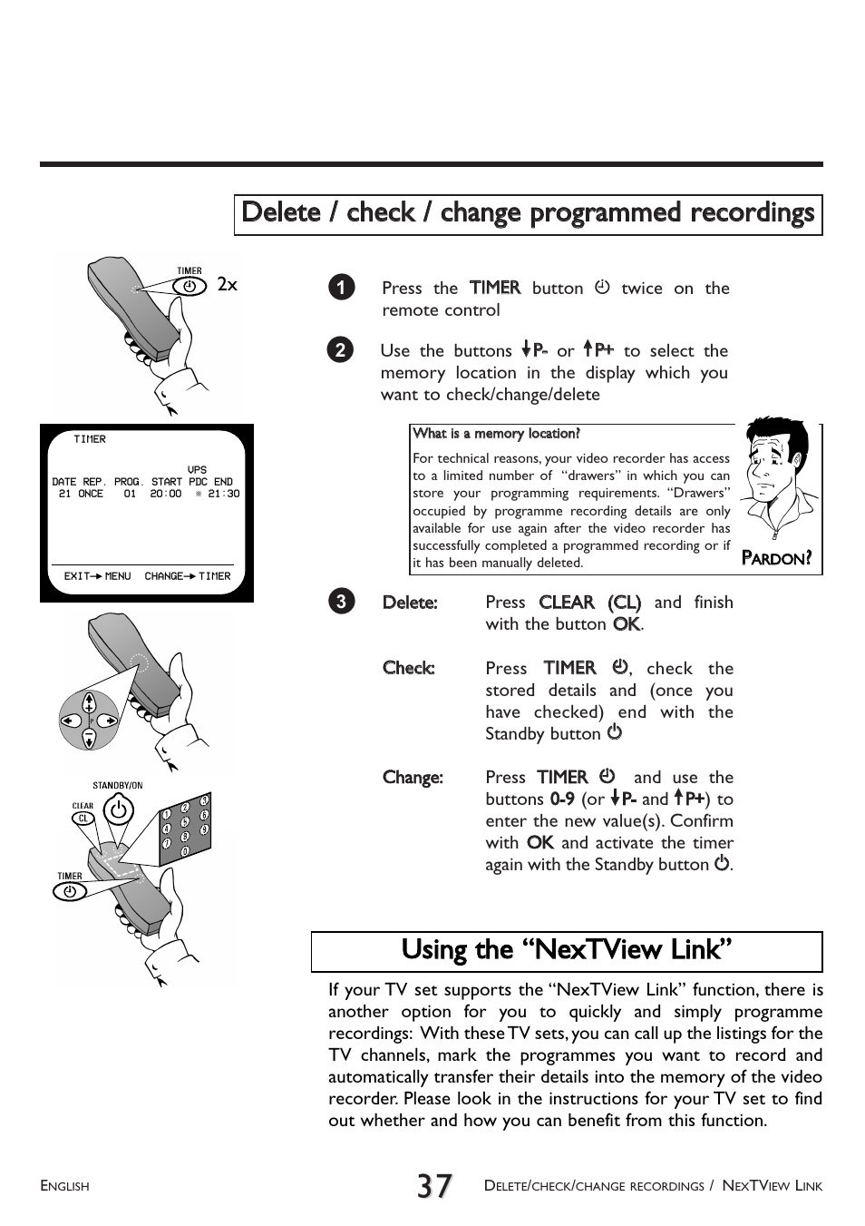 Uussiinngg tthhee n neexxttvviieew w lliinnkk | Philips VR 617/07 User Manual | Page 37 / 52