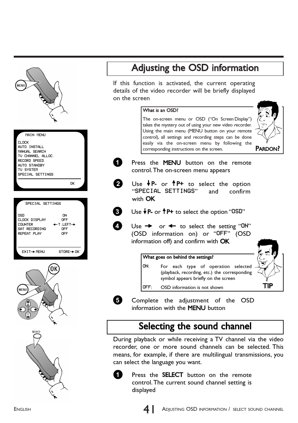 T tiipp | Philips VR 617/07 User Manual | Page 41 / 52