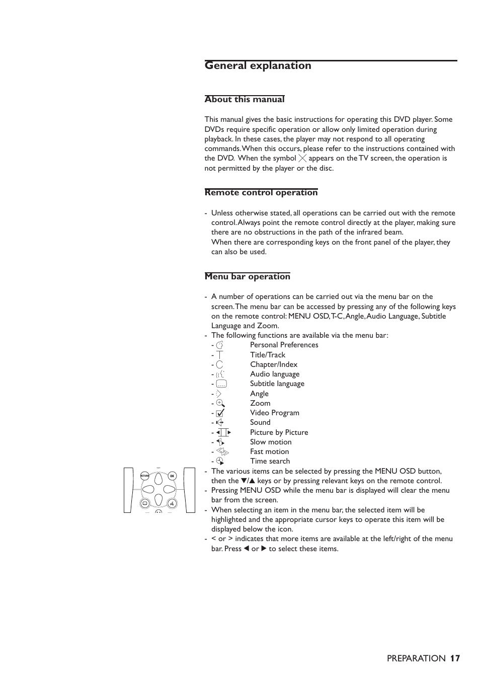 General explanation | Philips 711 User Manual | Page 14 / 32