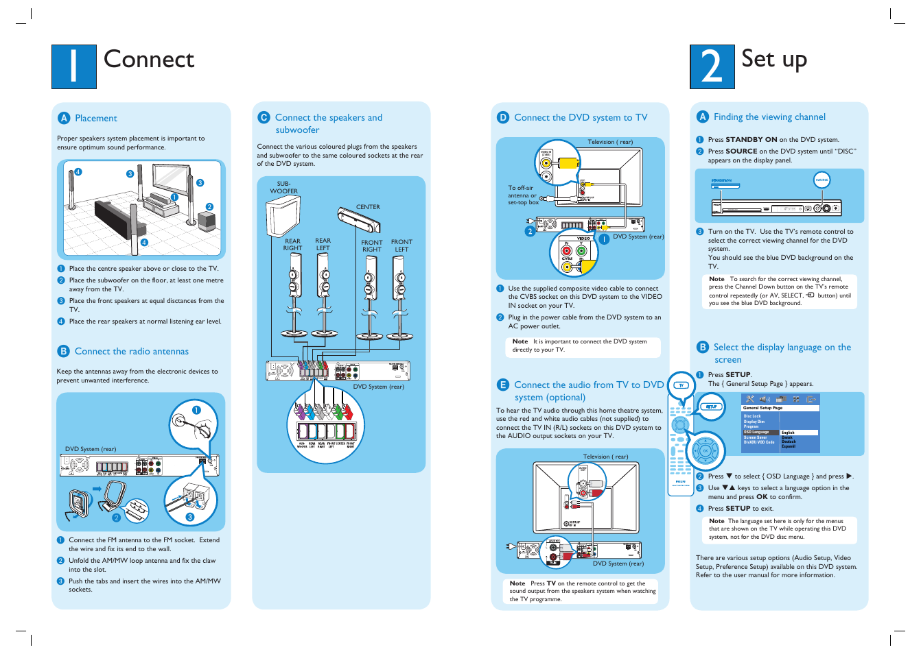 Philips DivX Ultra HTS3320 User Manual | 2 pages