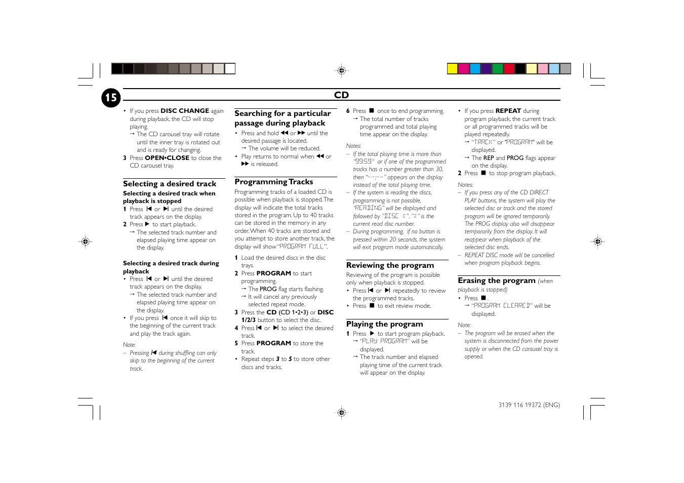 Philips FW-C35 User Manual | Page 15 / 28