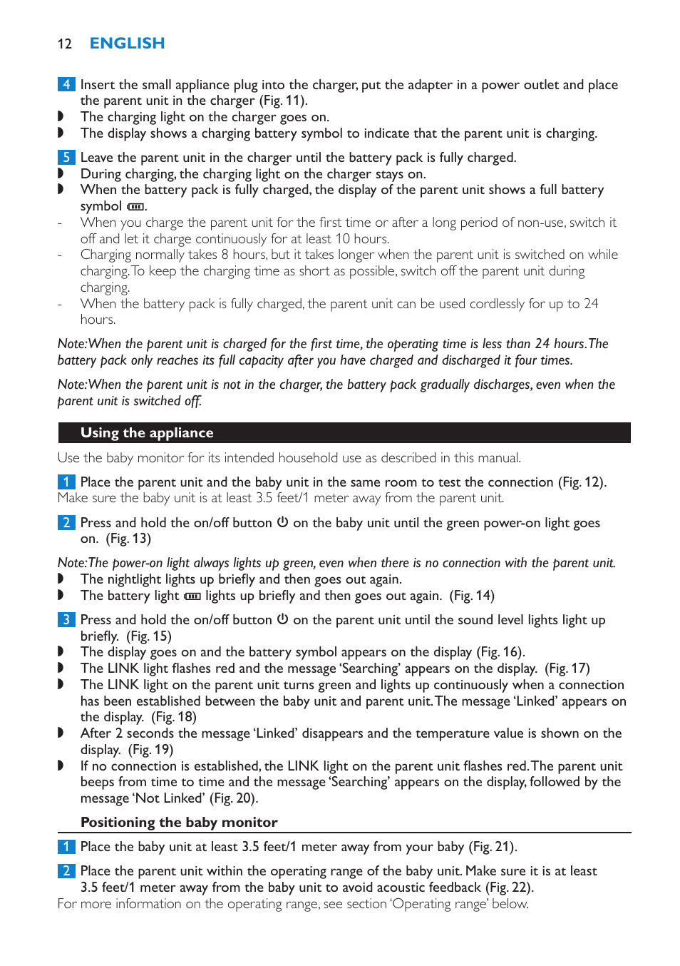 Philips Avent SCD525 User Manual | Page 12 / 64