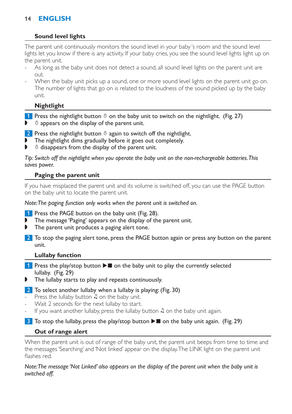 Philips Avent SCD525 User Manual | Page 14 / 64