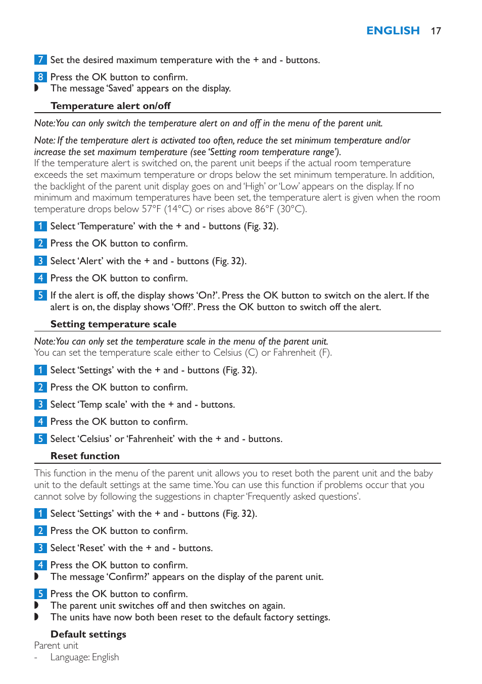 Philips Avent SCD525 User Manual | Page 17 / 64