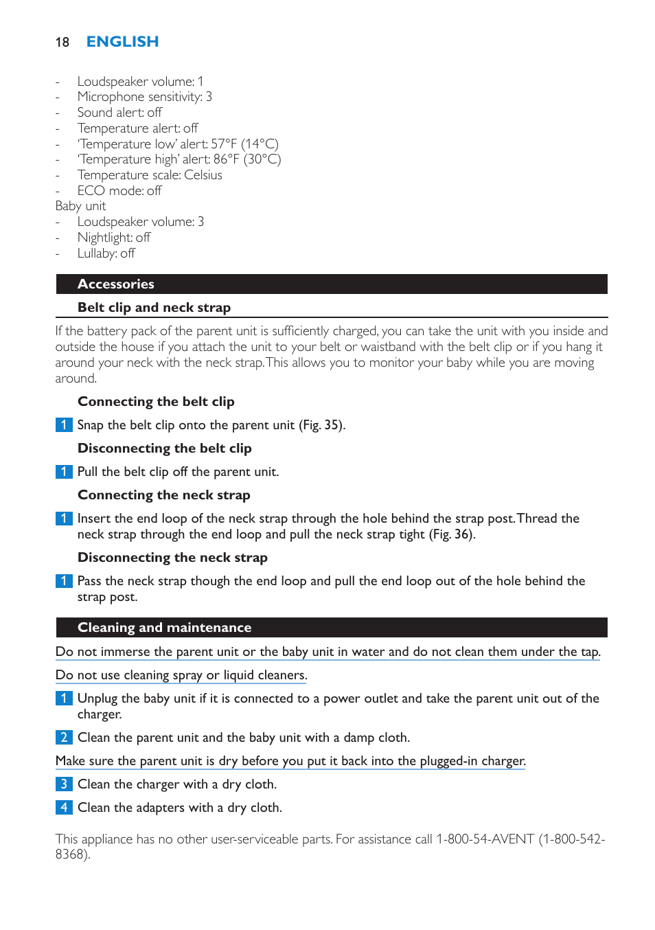 Philips Avent SCD525 User Manual | Page 18 / 64