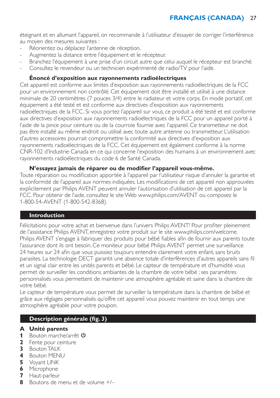 Philips Avent SCD525 User Manual | Page 27 / 64