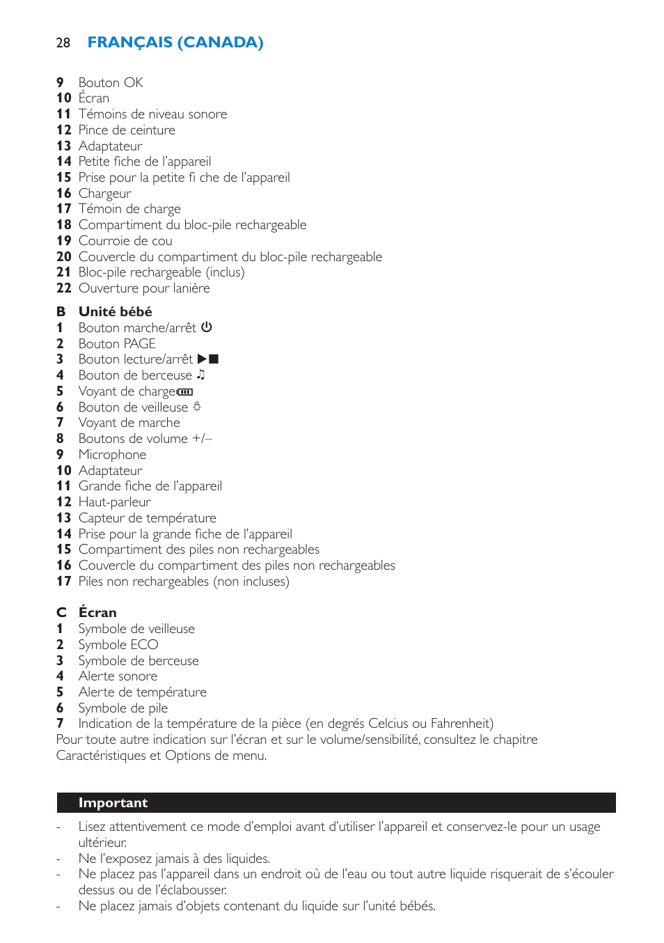 Philips Avent SCD525 User Manual | Page 28 / 64