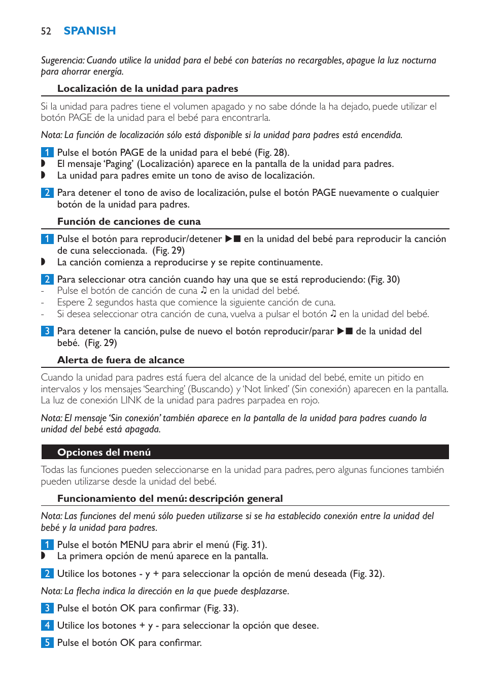 Philips Avent SCD525 User Manual | Page 52 / 64