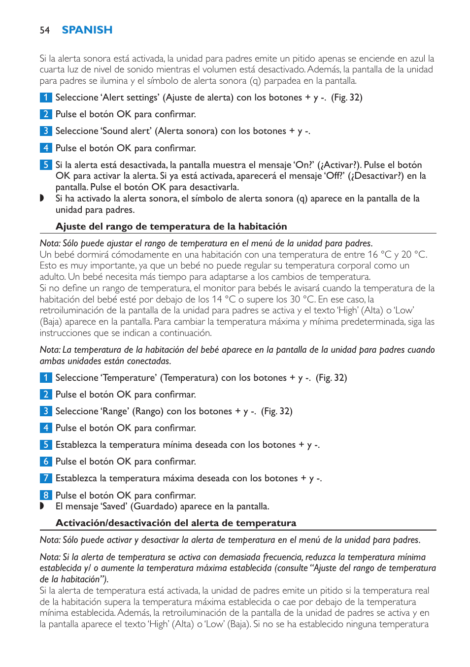 Philips Avent SCD525 User Manual | Page 54 / 64