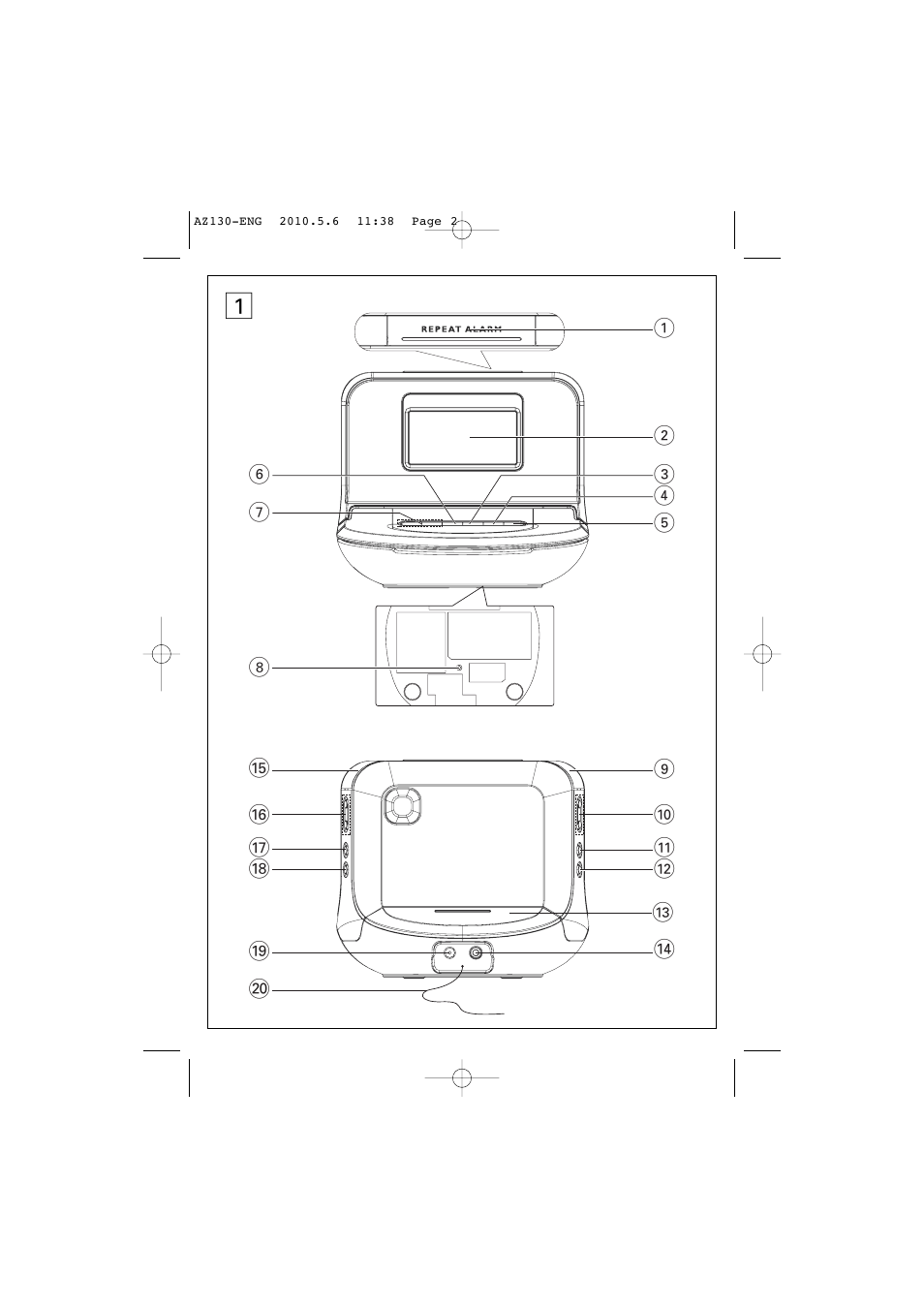 Philips AJ130/12 User Manual | Page 2 / 12