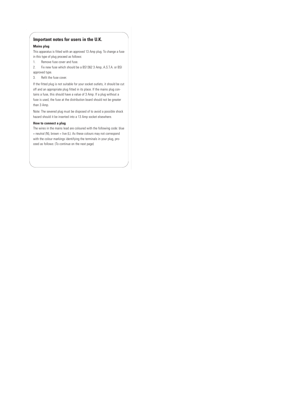 Philips AJ3110 User Manual | Page 3 / 12