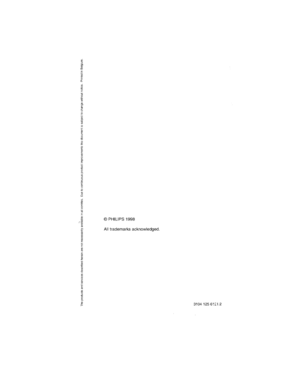 Philips CDD3615 User Manual | Page 11 / 11
