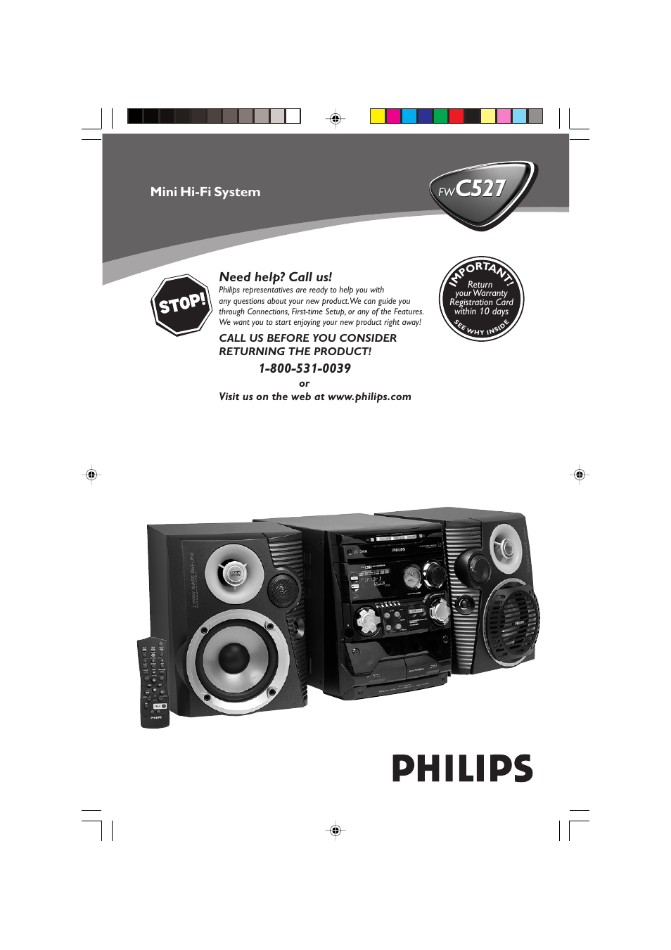 Philips FWC527/37 User Manual | 30 pages