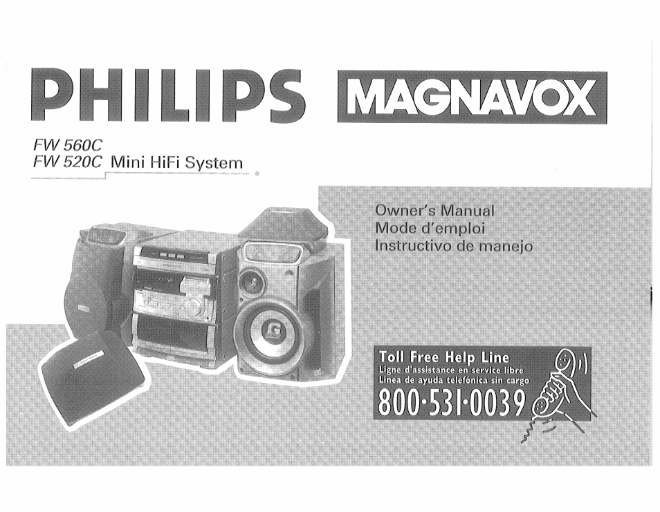 Philips FW560C User Manual | 78 pages