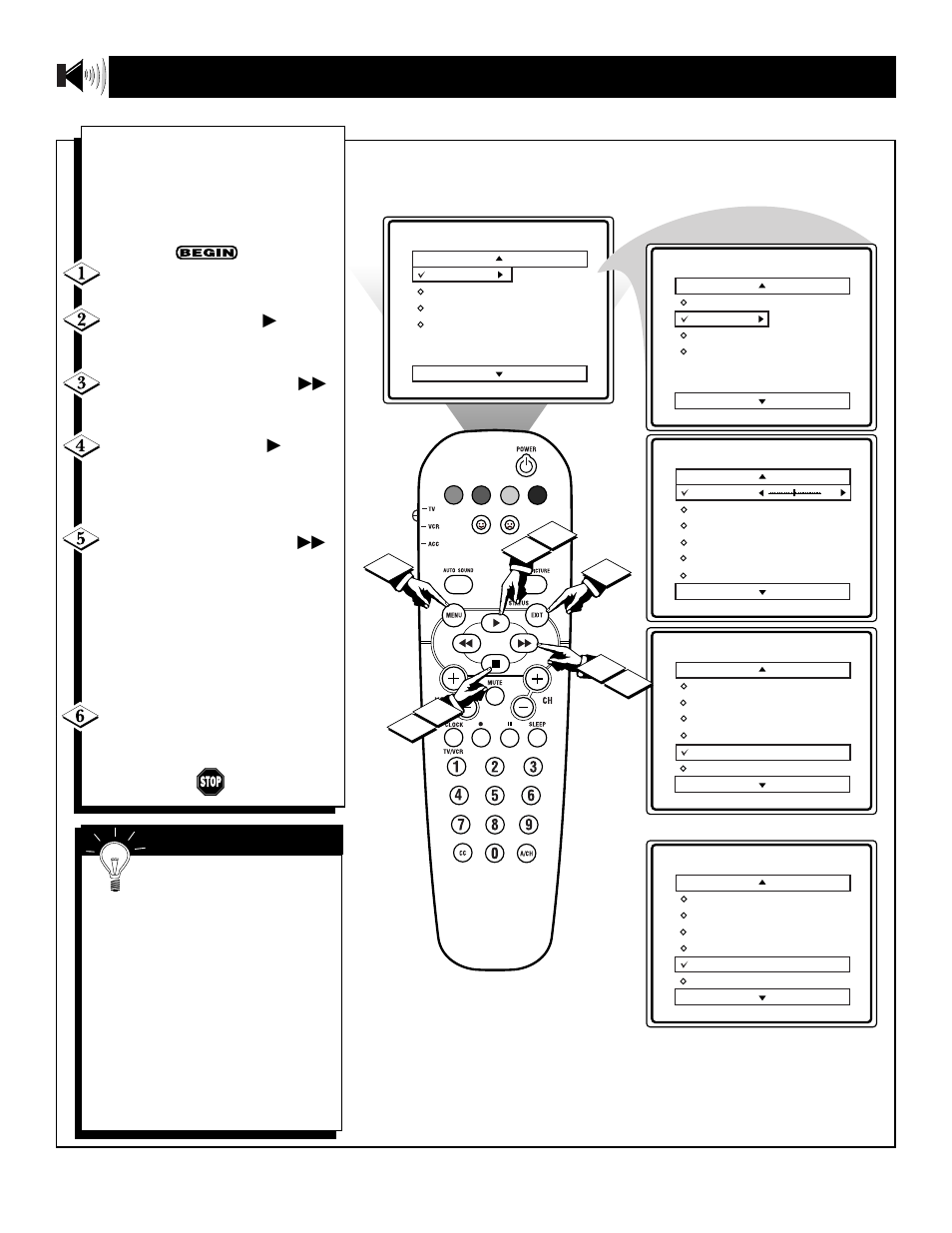 Etting the, Ncredible, Urround | Ontrol | Philips XA311 User Manual | Page 10 / 44