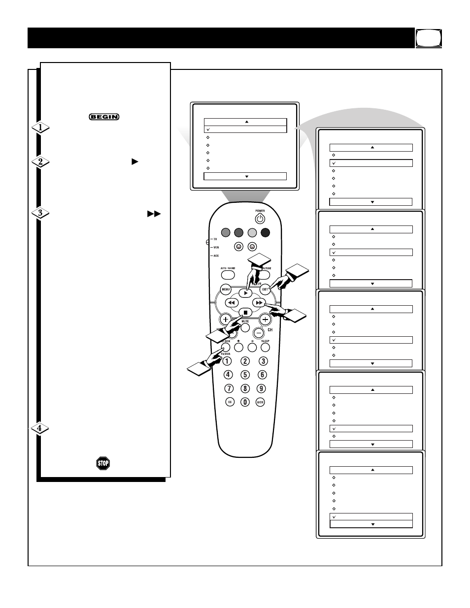 Ow to the, Imer, Ontrols | Philips XA311 User Manual | Page 13 / 44