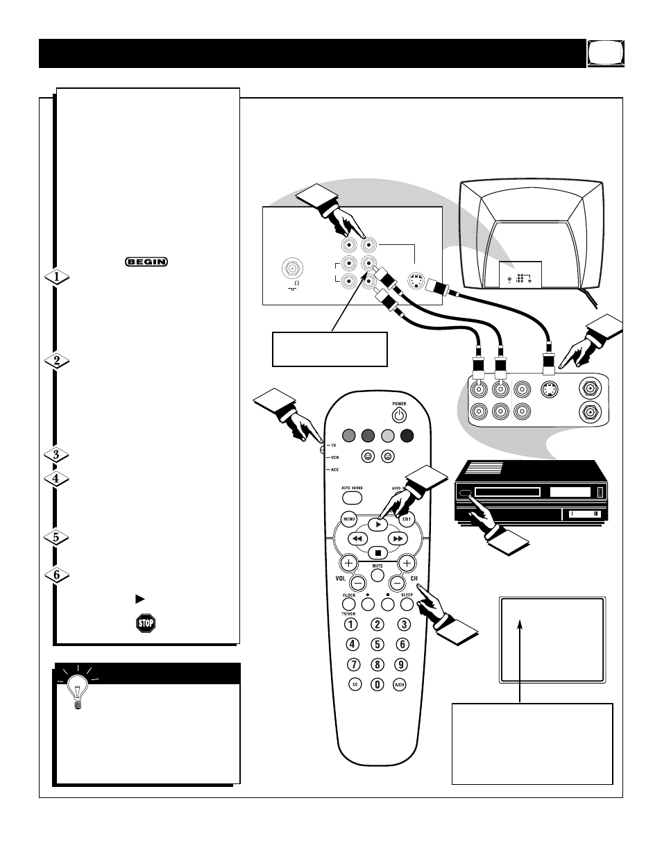 Sing the, Ideo, Nput | Acks | Philips XA311 User Manual | Page 25 / 44