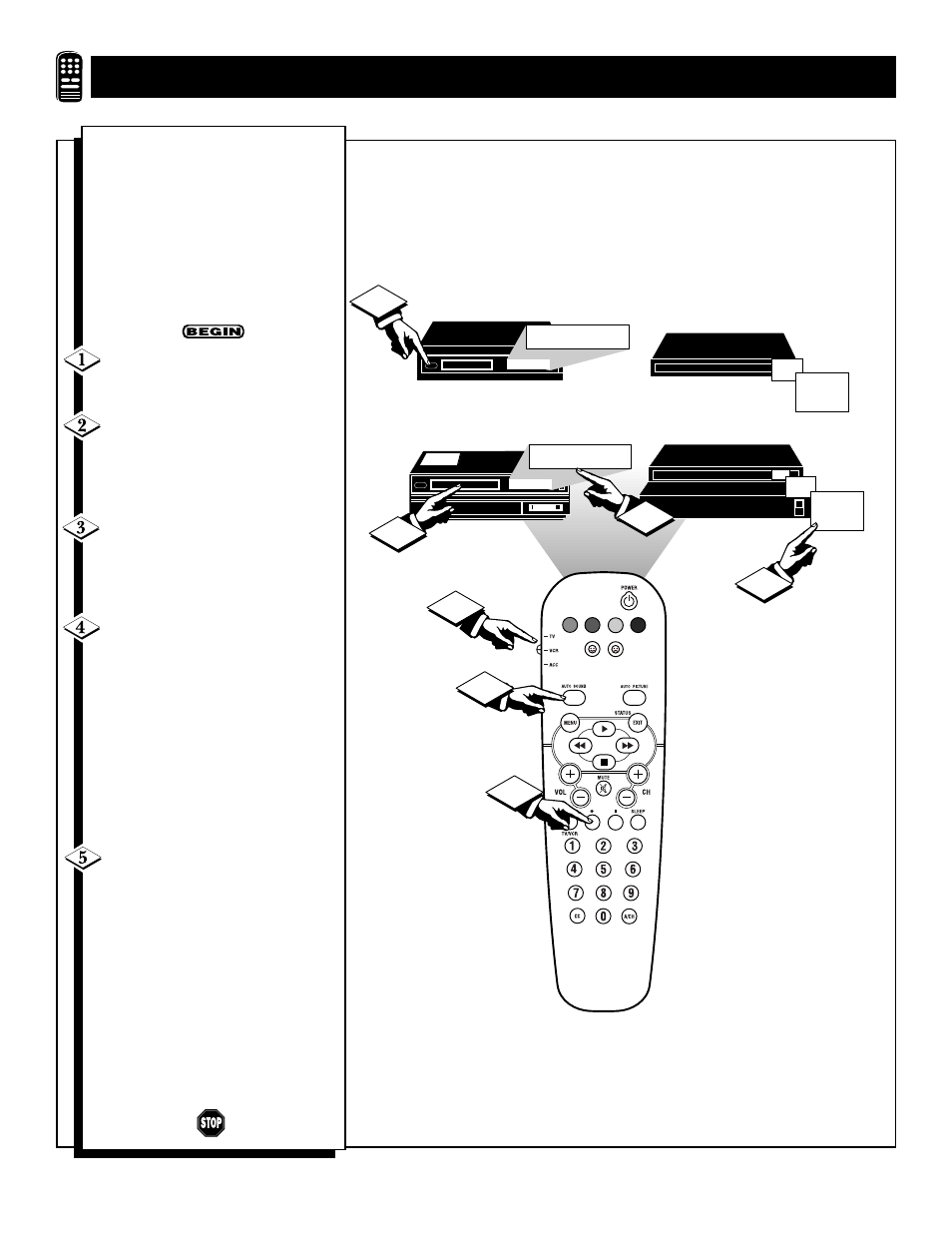 Stop | Philips XA311 User Manual | Page 34 / 44
