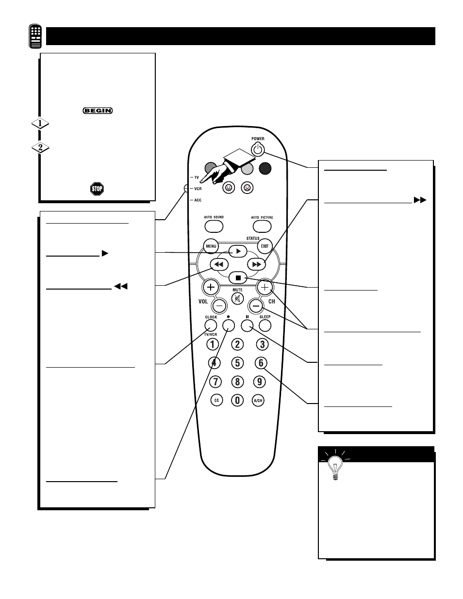 Vcr b | Philips XA311 User Manual | Page 38 / 44